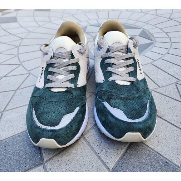 Karhu Finland ARIA Linnut F803030 Silver Burch June Bug Unisex Trainers Sneakers - Picture 4 of 10